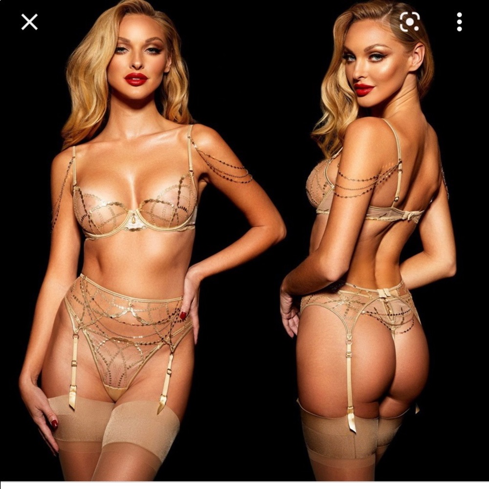 Godly by honey birdette 3 piece set